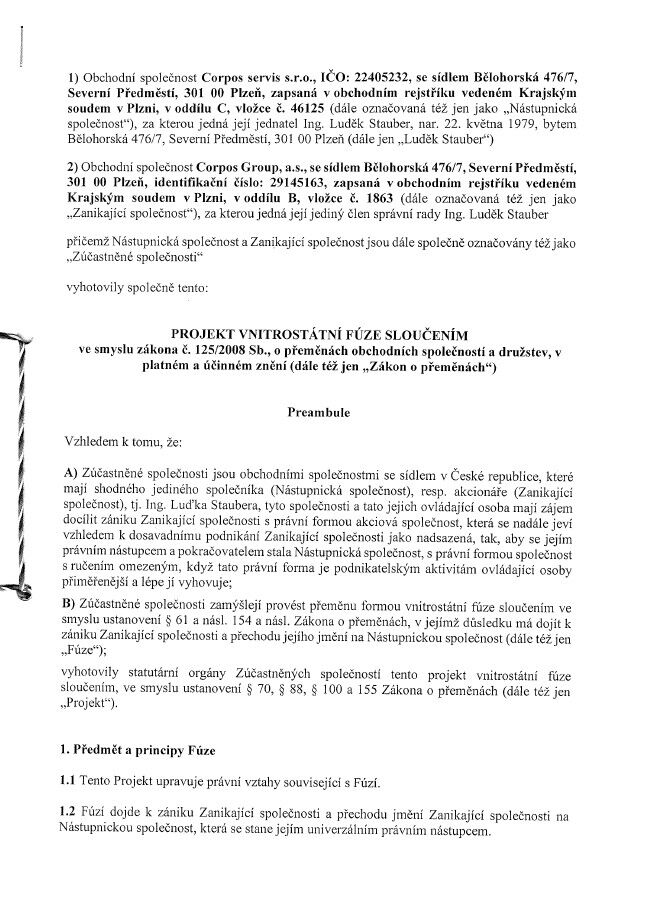 Fúze Projekt